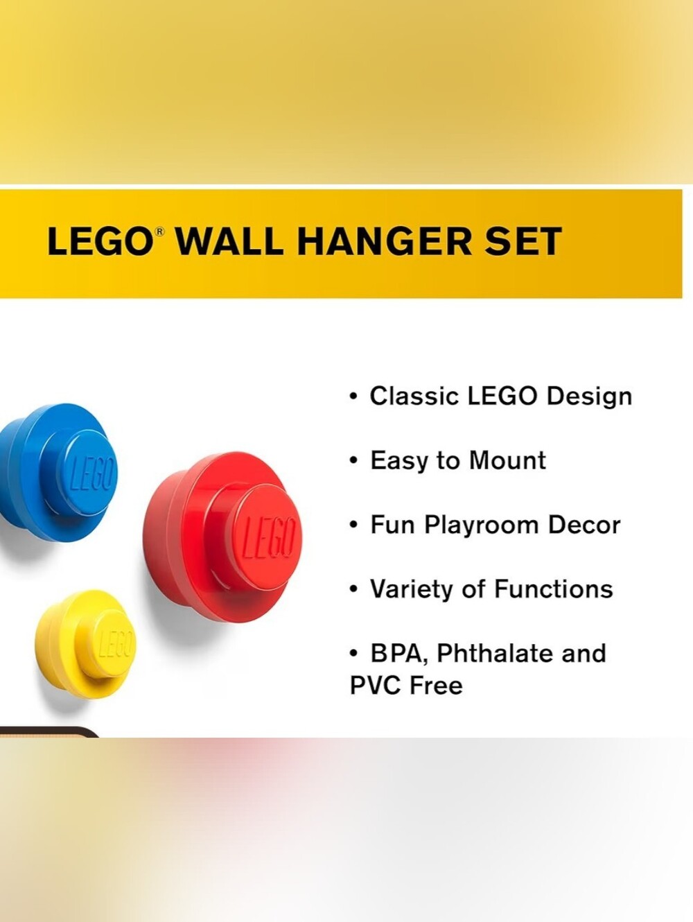 Lego Wall Hanger set